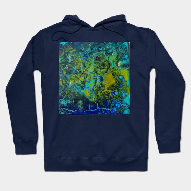 Abstraccion en azules Hoodie by CotaArts